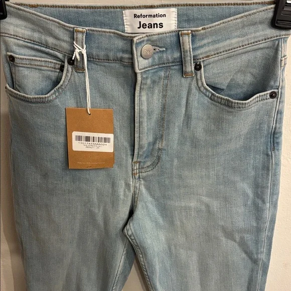 Reformation Harper High Rise Skinny Jeans Amalfi Size 24 - Picture 5 of 6